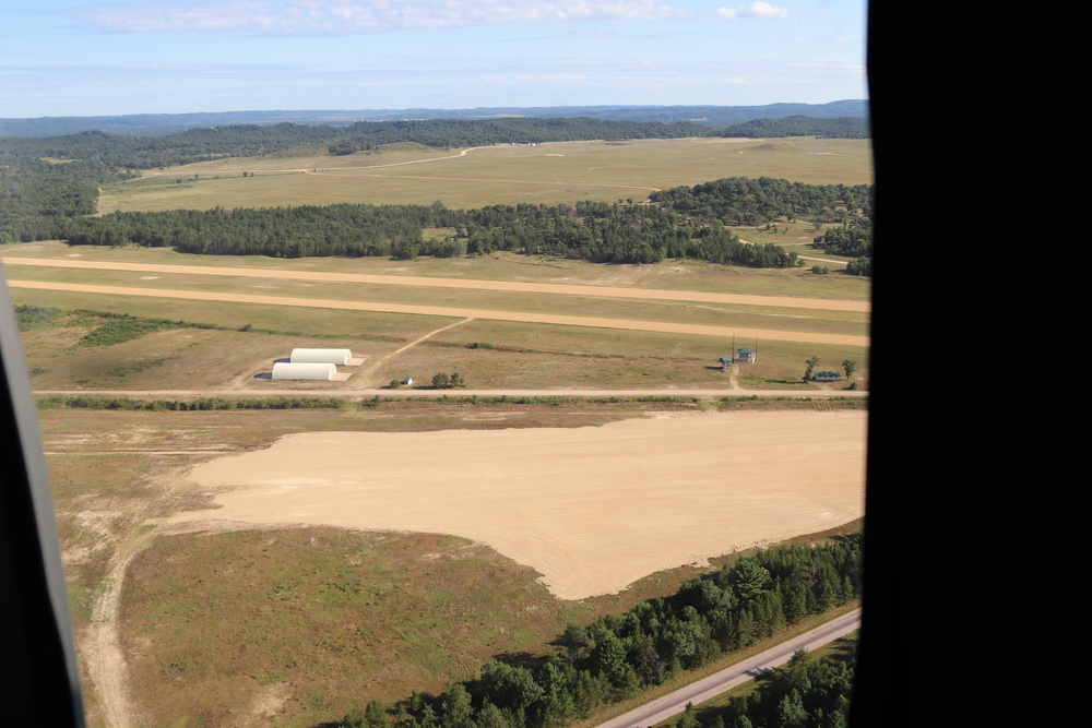 August 2020 aerial views of Fort McCoy
