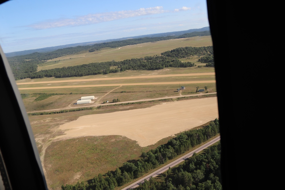 August 2020 aerial views of Fort McCoy
