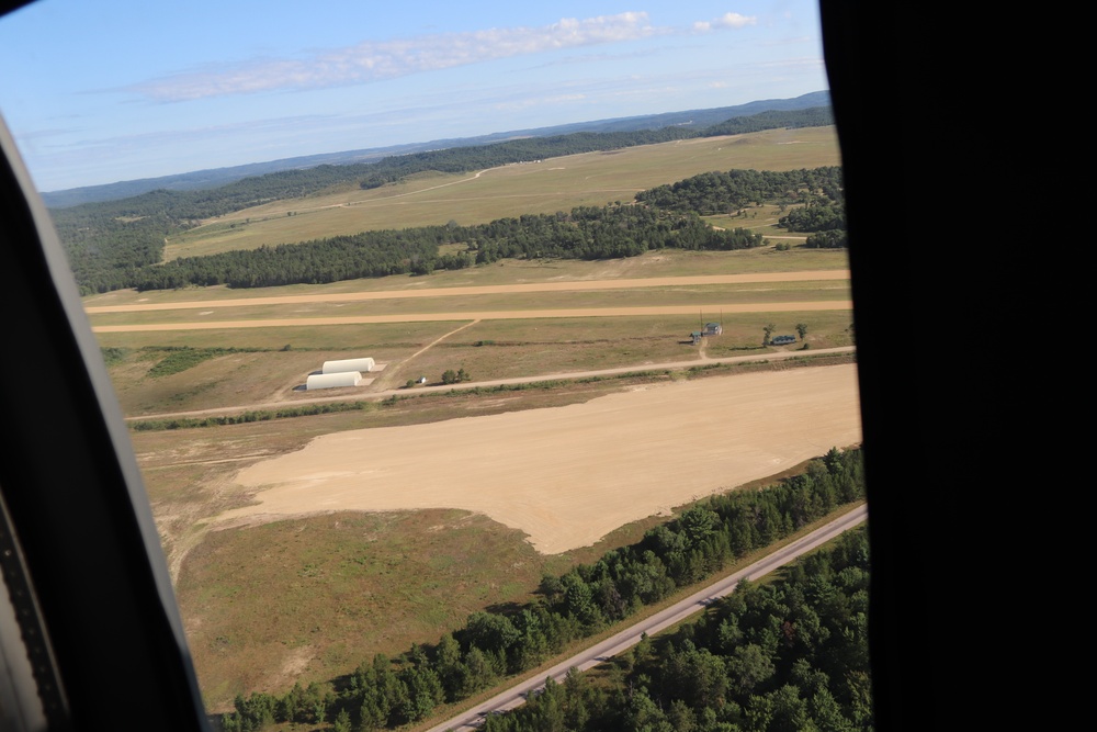 August 2020 aerial views of Fort McCoy