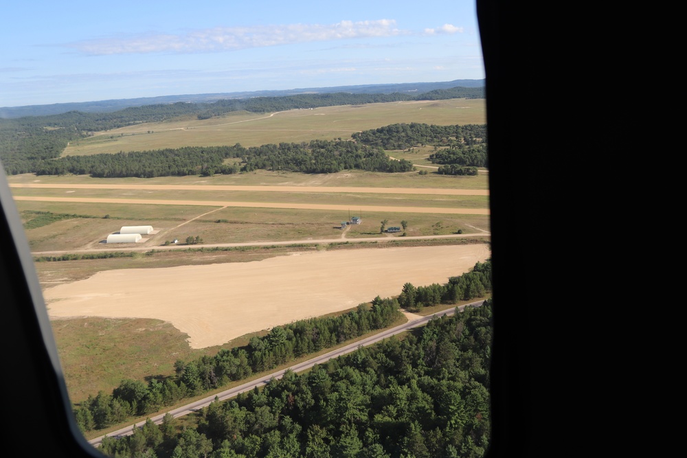 August 2020 aerial views of Fort McCoy