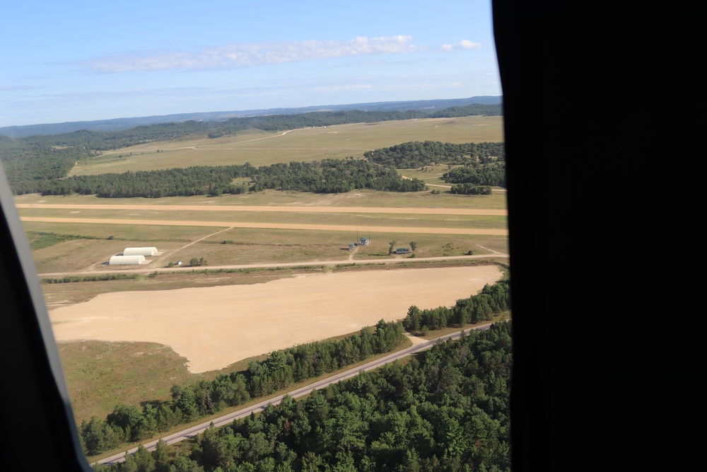 August 2020 aerial views of Fort McCoy