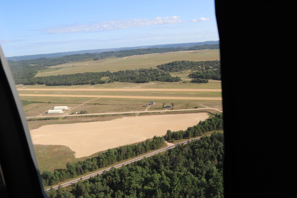 August 2020 aerial views of Fort McCoy