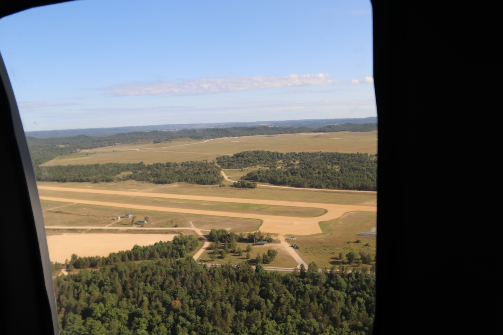 August 2020 aerial views of Fort McCoy
