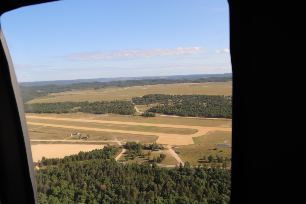 August 2020 aerial views of Fort McCoy