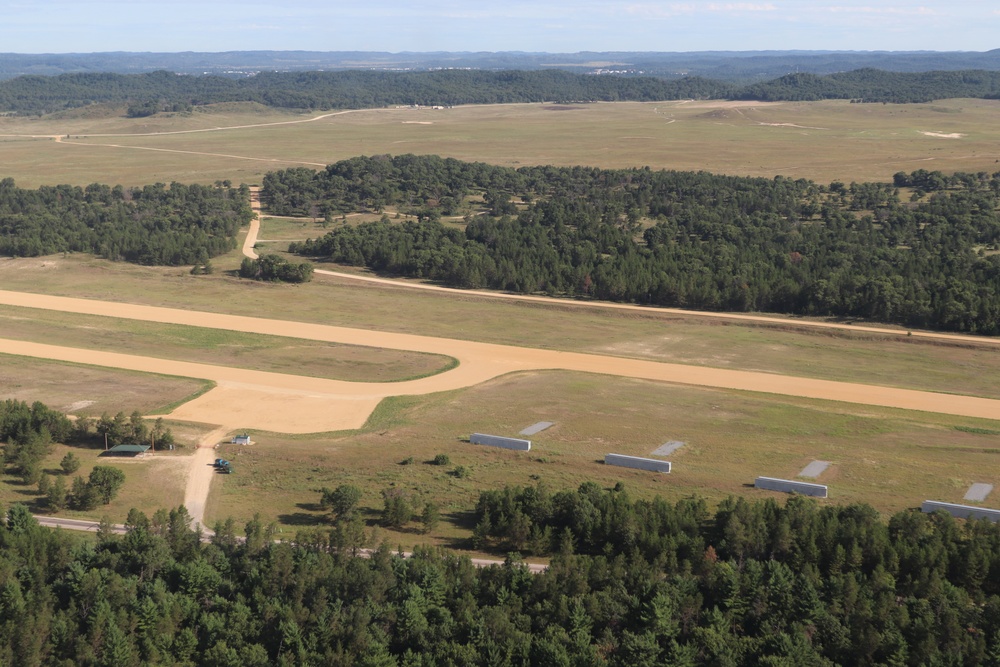 August 2020 aerial views of Fort McCoy