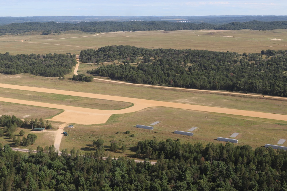 August 2020 aerial views of Fort McCoy