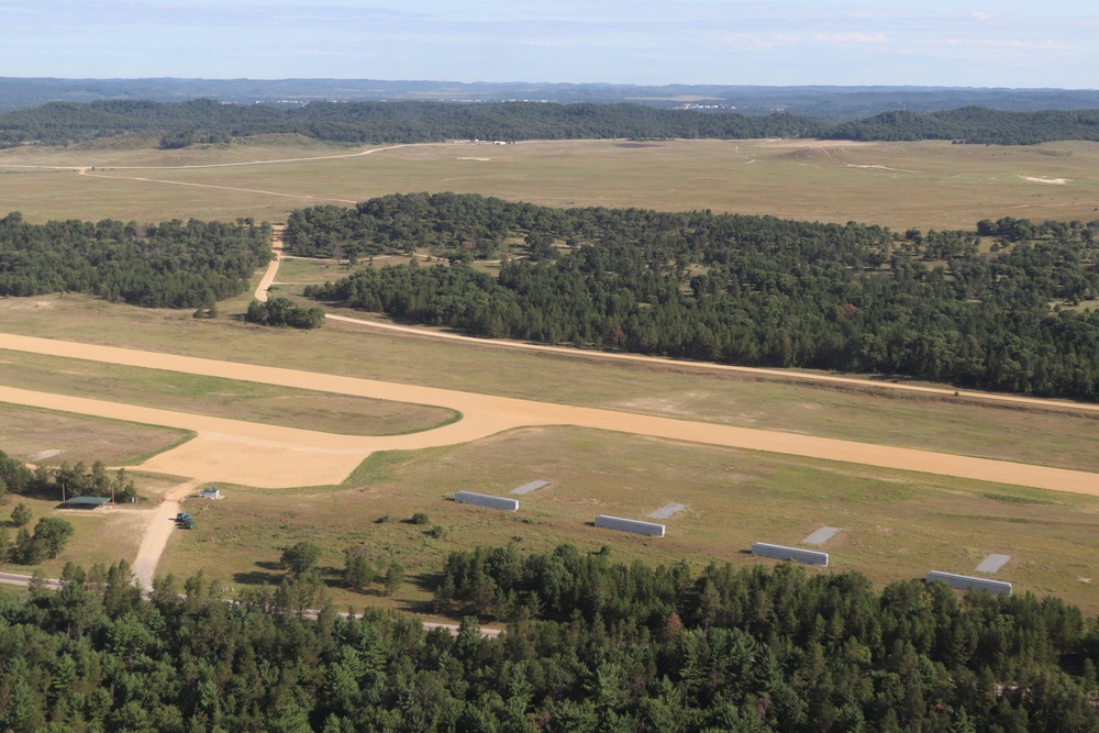 August 2020 aerial views of Fort McCoy