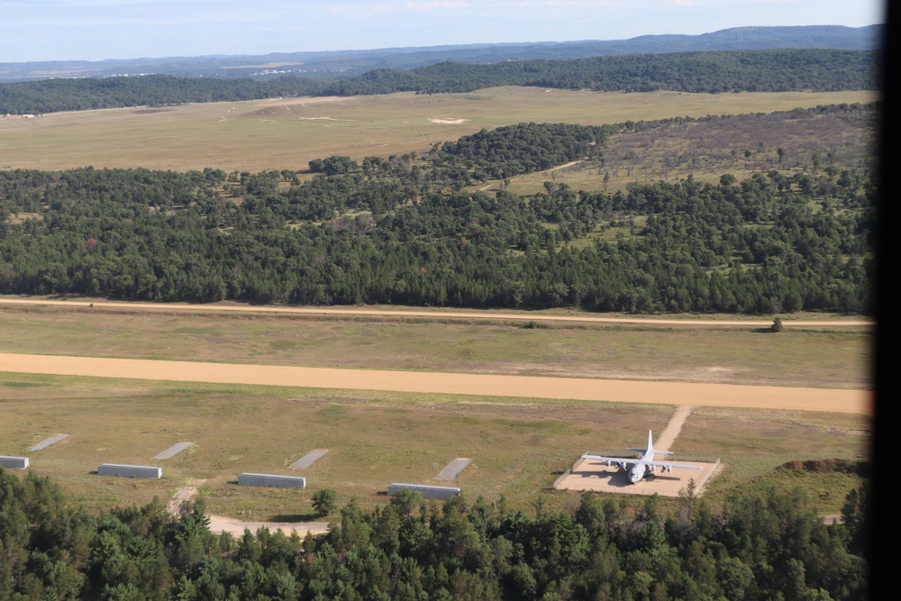 August 2020 aerial views of Fort McCoy