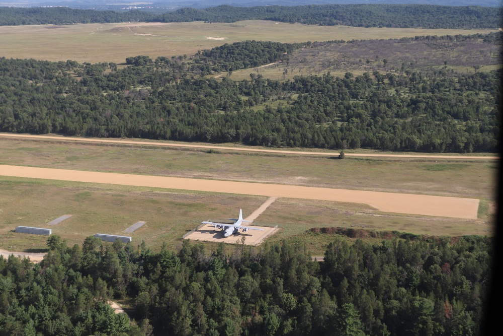 August 2020 aerial views of Fort McCoy