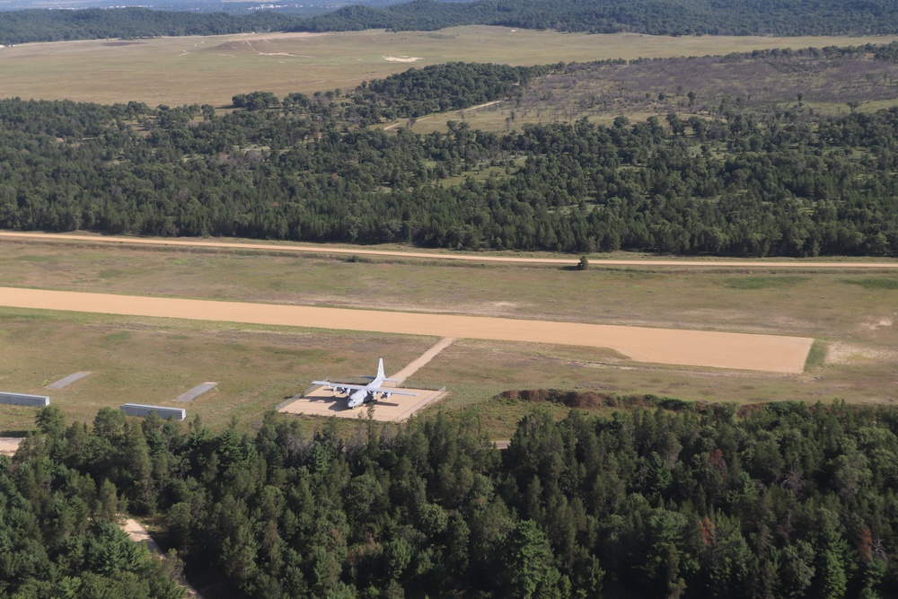 August 2020 aerial views of Fort McCoy