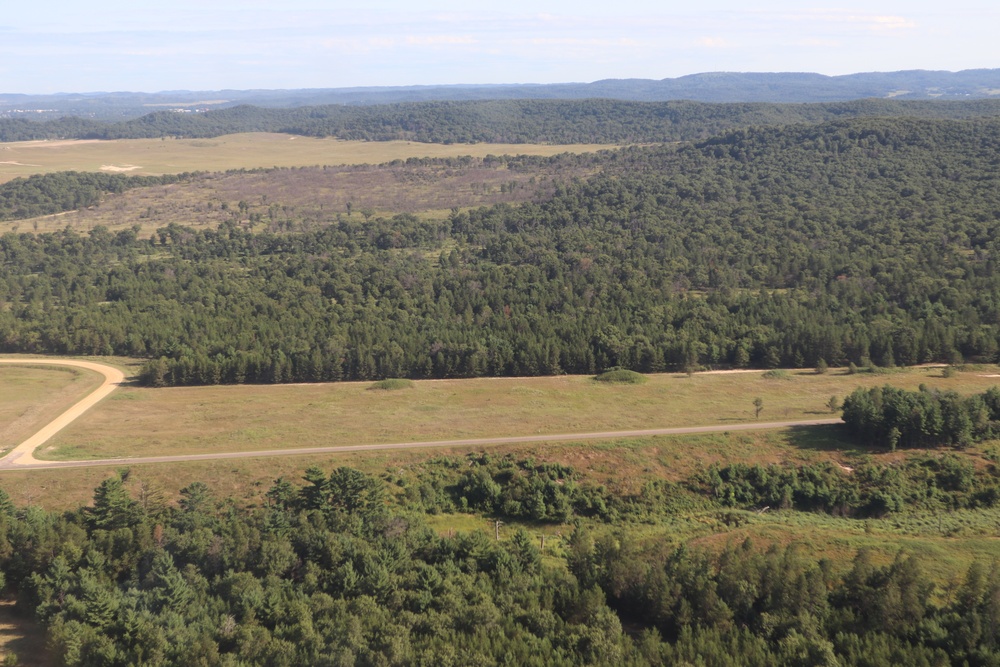 August 2020 aerial views of Fort McCoy