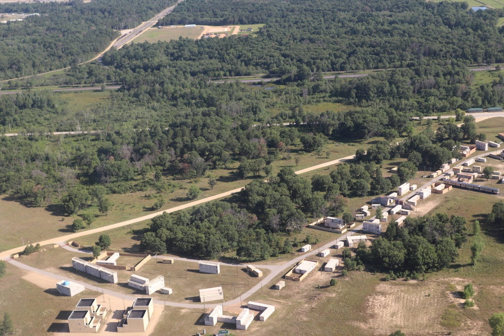 August 2020 aerial views of Fort McCoy
