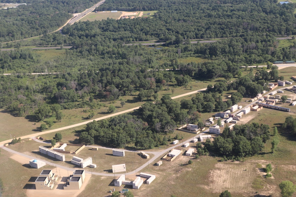 August 2020 aerial views of Fort McCoy