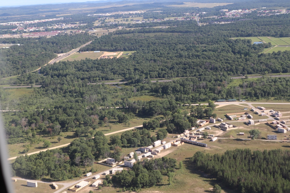 August 2020 aerial views of Fort McCoy