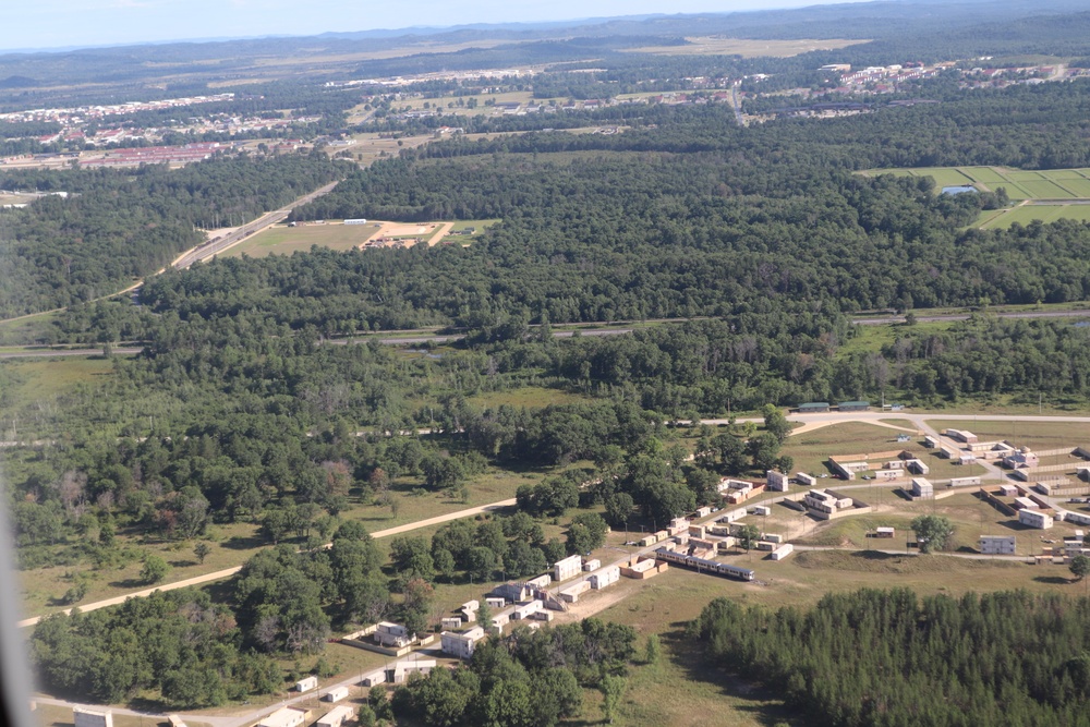 August 2020 aerial views of Fort McCoy