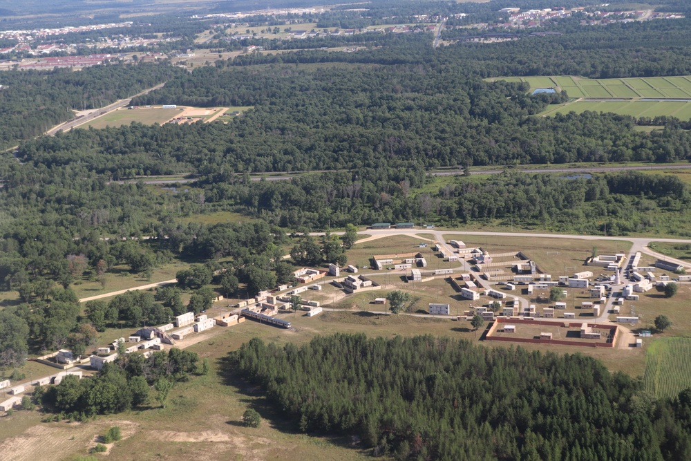 August 2020 aerial views of Fort McCoy