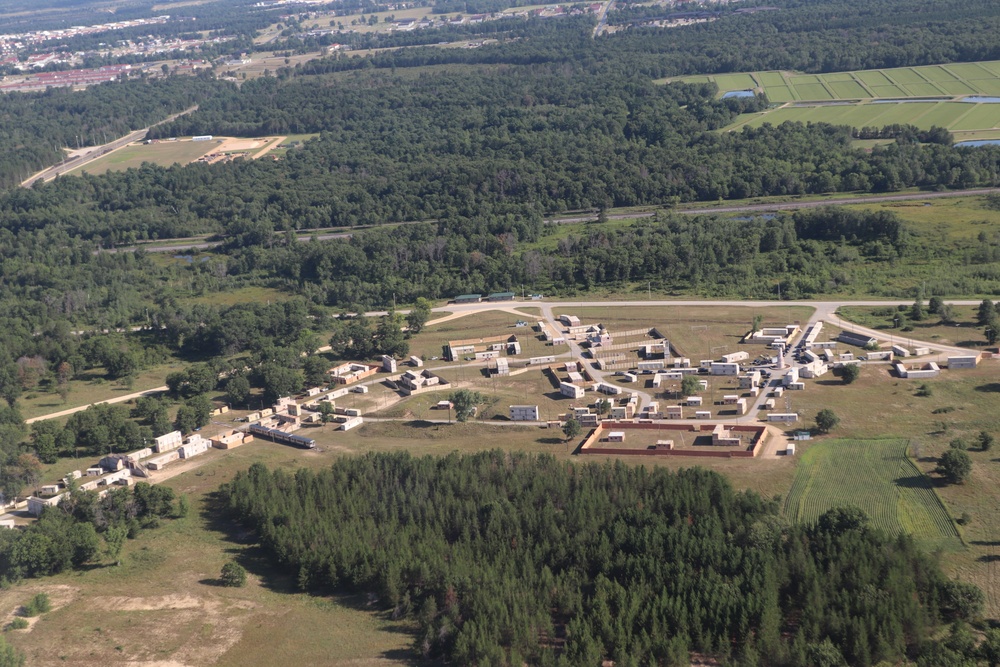 August 2020 aerial views of Fort McCoy