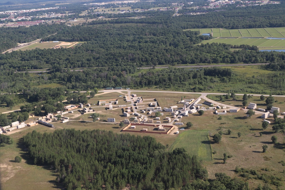 August 2020 aerial views of Fort McCoy