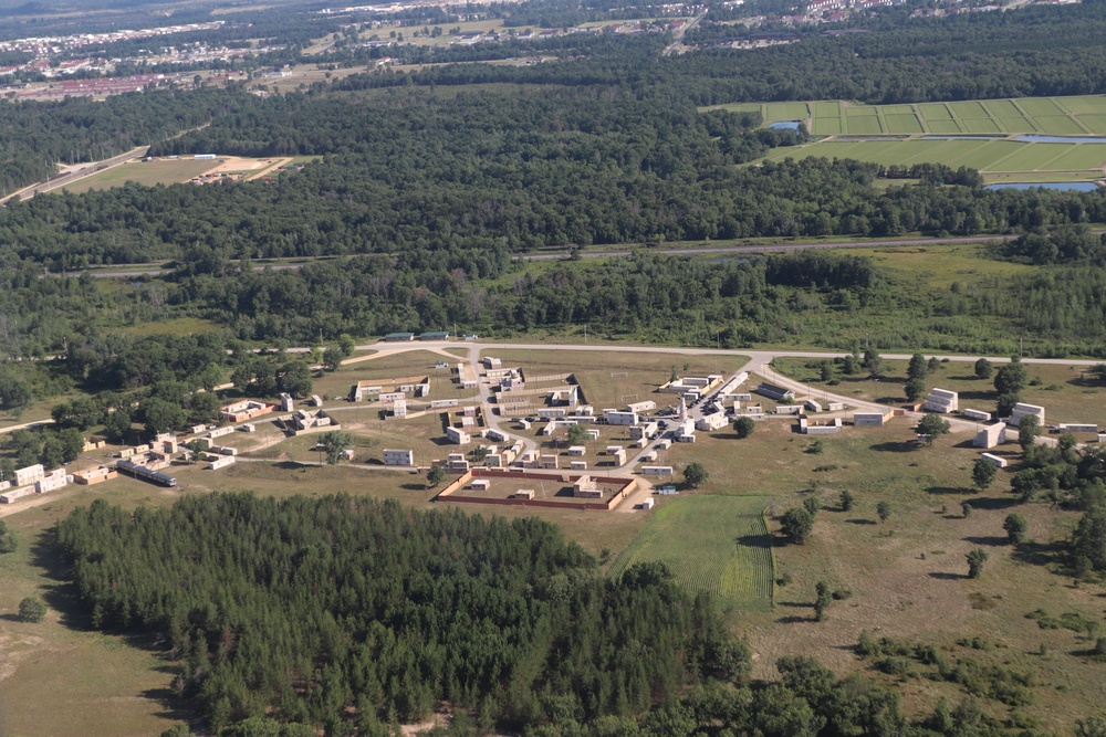 August 2020 aerial views of Fort McCoy