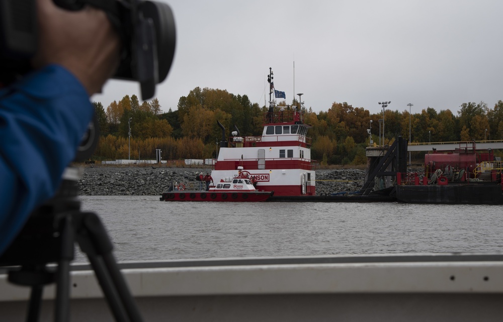 USACE dredges to support shipping to the Port of Alaska