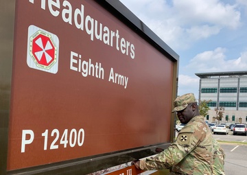 Hanging the Sign