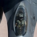 B-52 Stratofortress and F-16 Fighting Falcon fly over U.S. Central Command