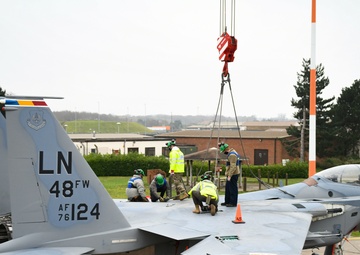 48th EMS conduct aircraft crash and recovery lift training