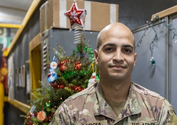 Citizen soldier receives special call for the holidays