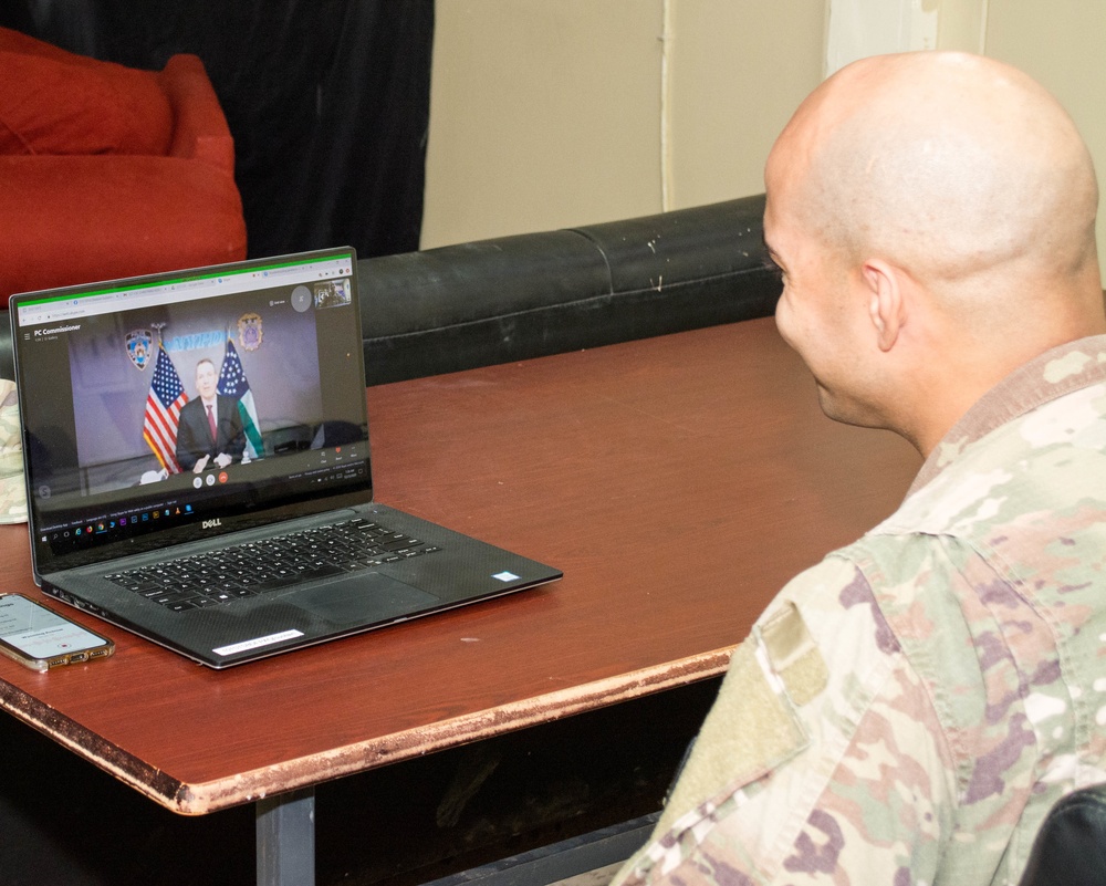 Citizen solider receives special call for the holidays