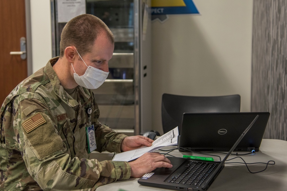 59th MDW logistics and immunizations working together for the distribution of the COVID-19 vaccine