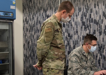 59th MDW logistics and immunizations working together for the distribution of the COVID-19 vaccine