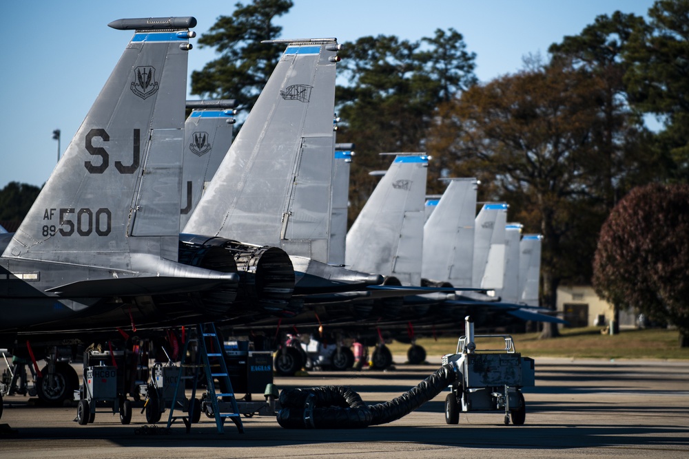 Seymour Johnson flightline operations