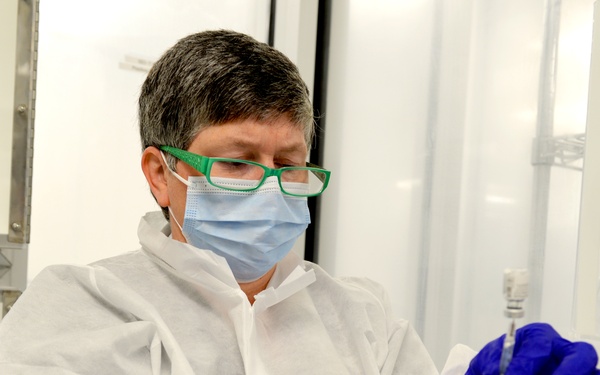 COVID-19 Vaccine Syringe Preparations at Bay Pines VAHCS - CW Bill Young VAMC