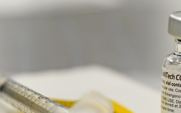 COVID-19 Vaccine Syringe Preparations at Bay Pines VAHCS - CW Bill Young VAMC