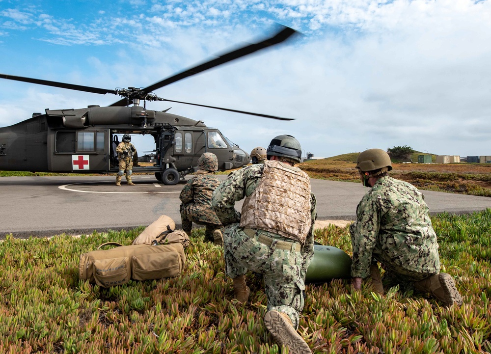 Navy, National Guard Conduct Medical Training