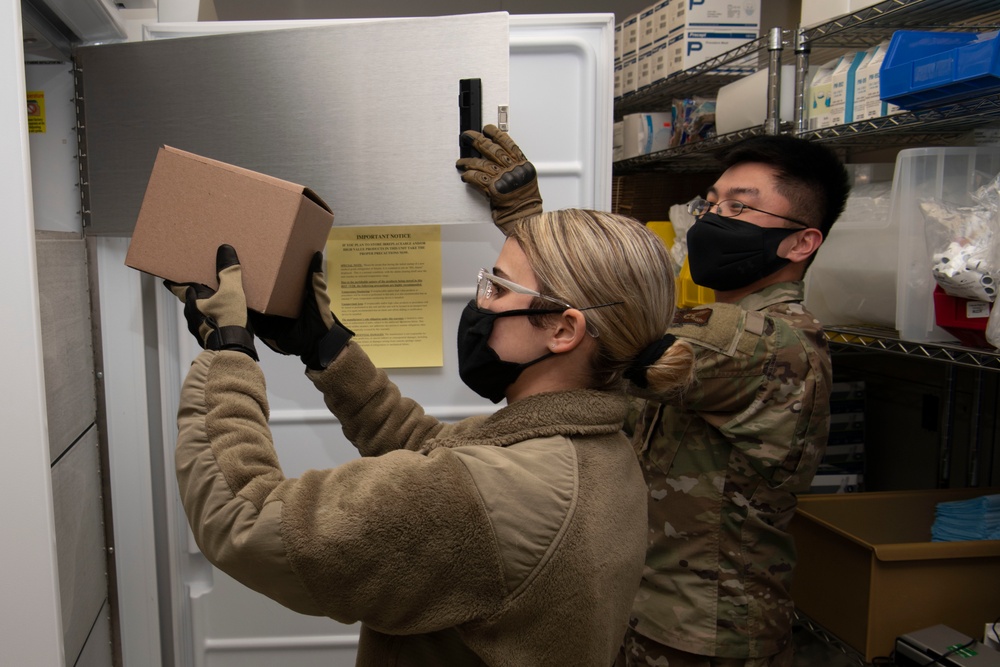 COVID-19 vaccine arrives at Whiteman, first doses to be administered to essential medical and operations personnel today COVID-19 vaccine arrives at Whiteman, first doses to be administered to essential medical and operations personnel today