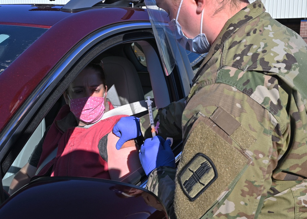 NH Guardsmen Staff Vaccine Stations Across Granite State