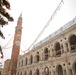 Winter Snowfall in Vicenza, Italy