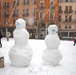 Winter Snowfall in Vicenza, Italy