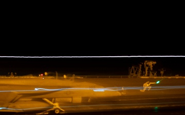 Nimitz conducts flight operations in support of Operation Octave Quartz