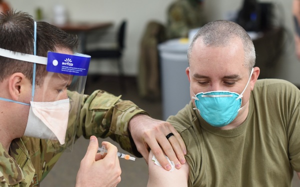 Malmstrom receives COVID-19 vaccine