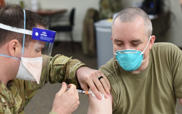 Malmstrom receives COVID-19 vaccine