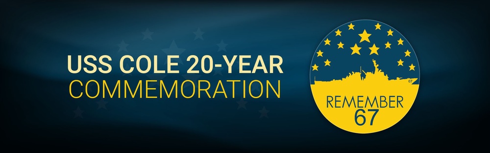 USS Cole Commemoration 20th Anniversary Website Graphic