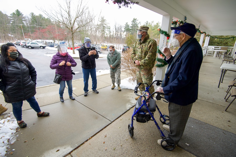 Airmen Honor Vermont’s Oldest Living Veteran