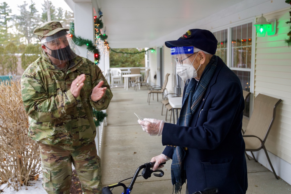 Airmen Honor Vermont’s Oldest Living Veteran