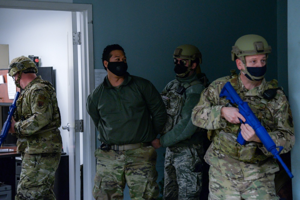 177th Fighter Wing Participates in Active Shooter Exercise