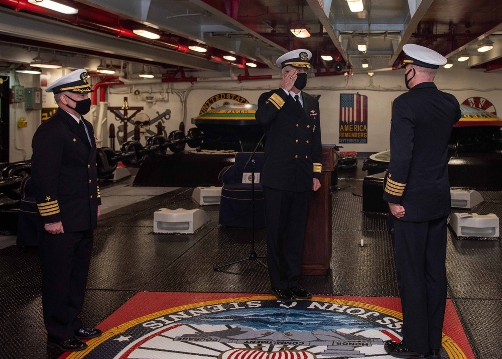 USS John C. Stennis Change of Command