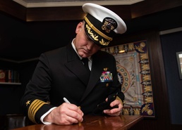 USS John C. Stennis Holds Change of Command Ceremony