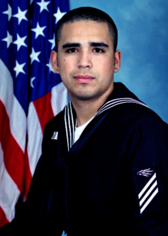 Portrait of Information Systems Technician Seaman Timothy L. Gauna