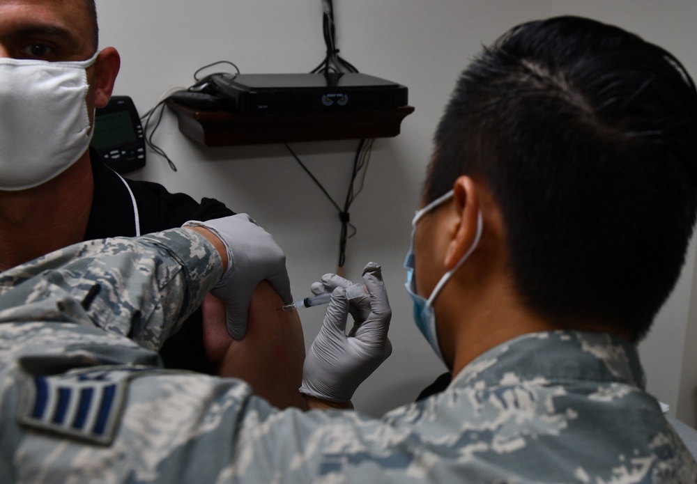 Airmen, mission essential personnel at Whiteman Air Force Base receive COVID-19 vaccine on New Years Eve